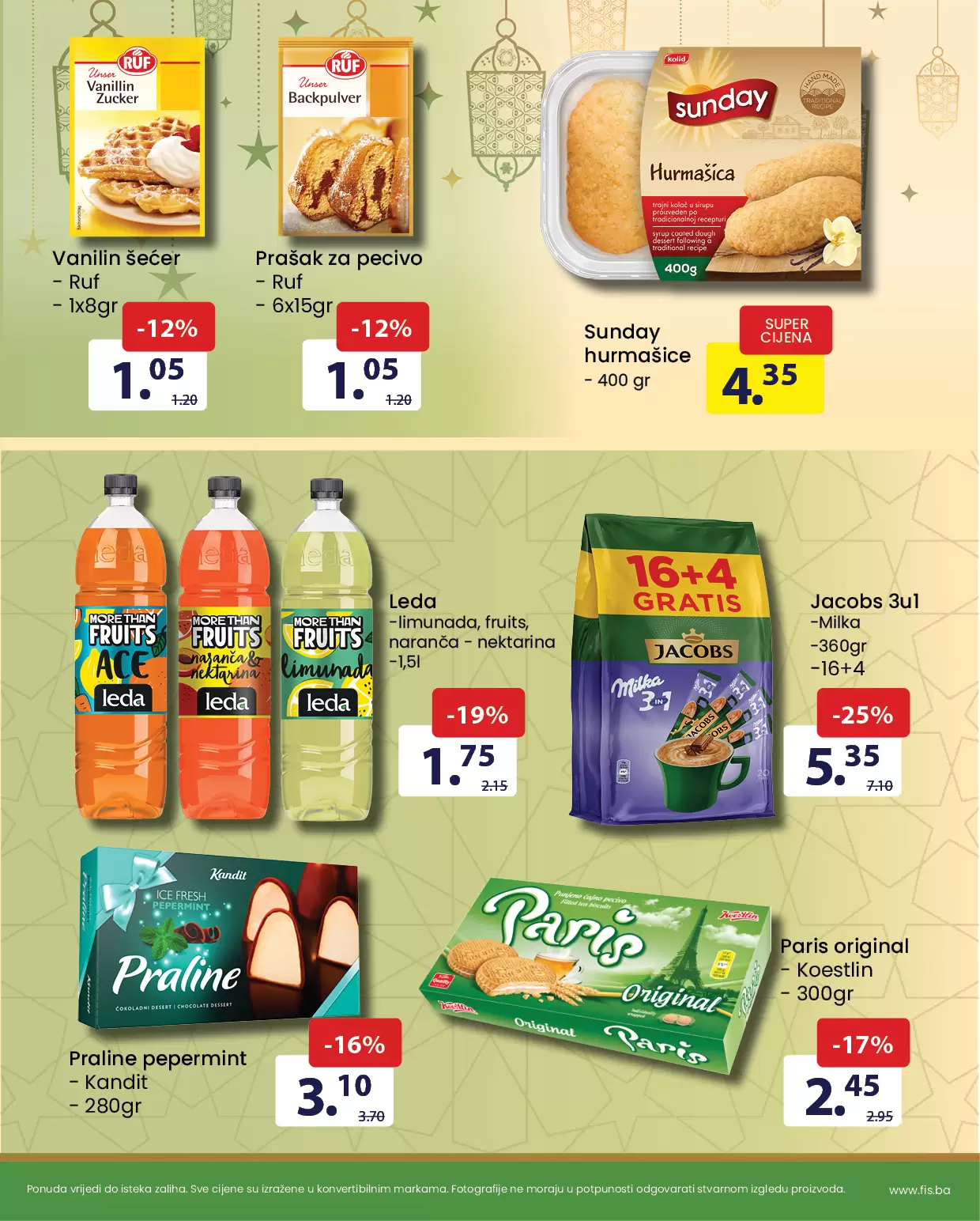 Fis RAMAZANSKA AKCIJA 31.3-6.4.2023.