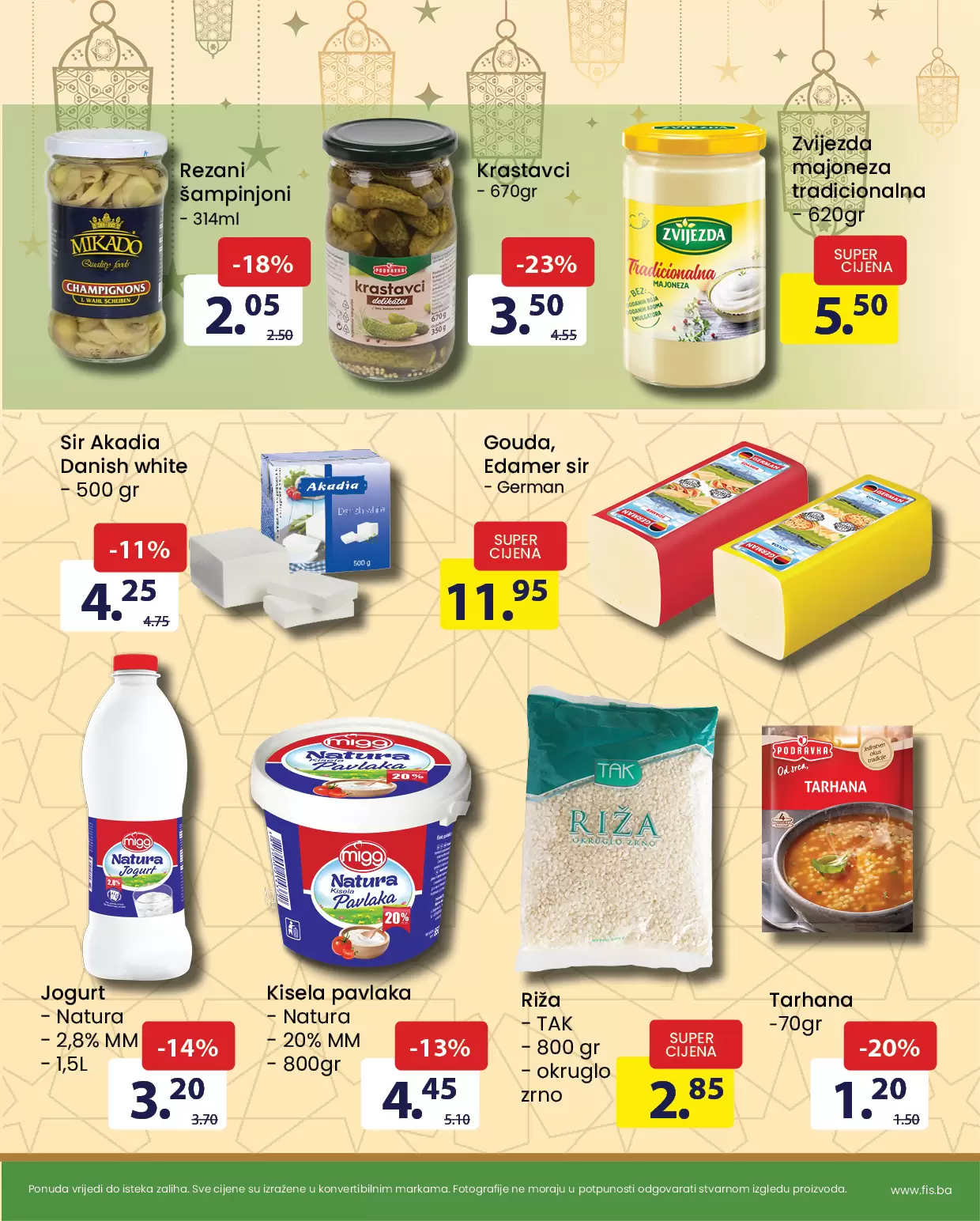 Fis RAMAZANSKA AKCIJA 31.3-6.4.2023.