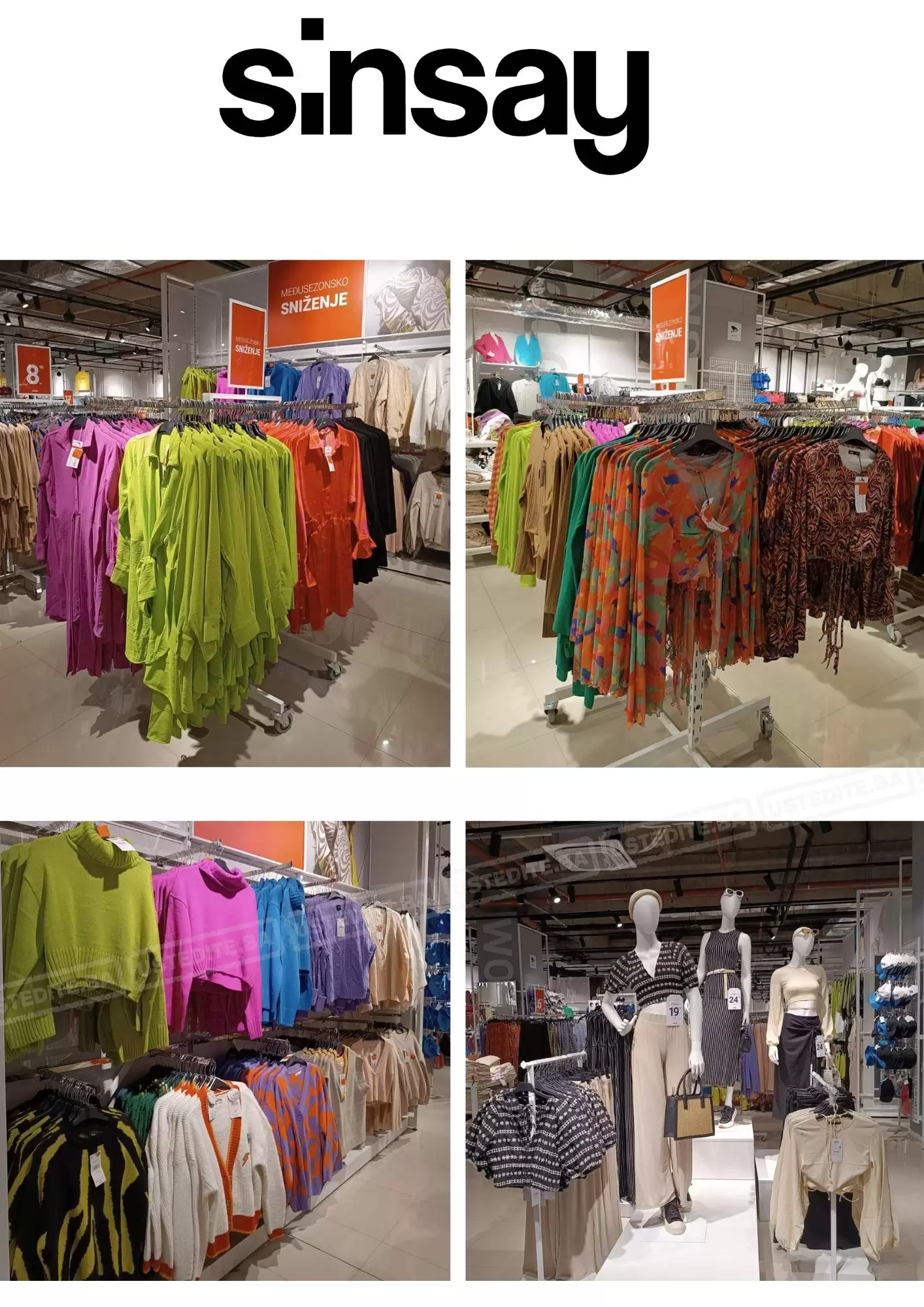 Sinsay BiH ⇢NOVA KOLEKCIJA + Međusensko sniženje do 50%