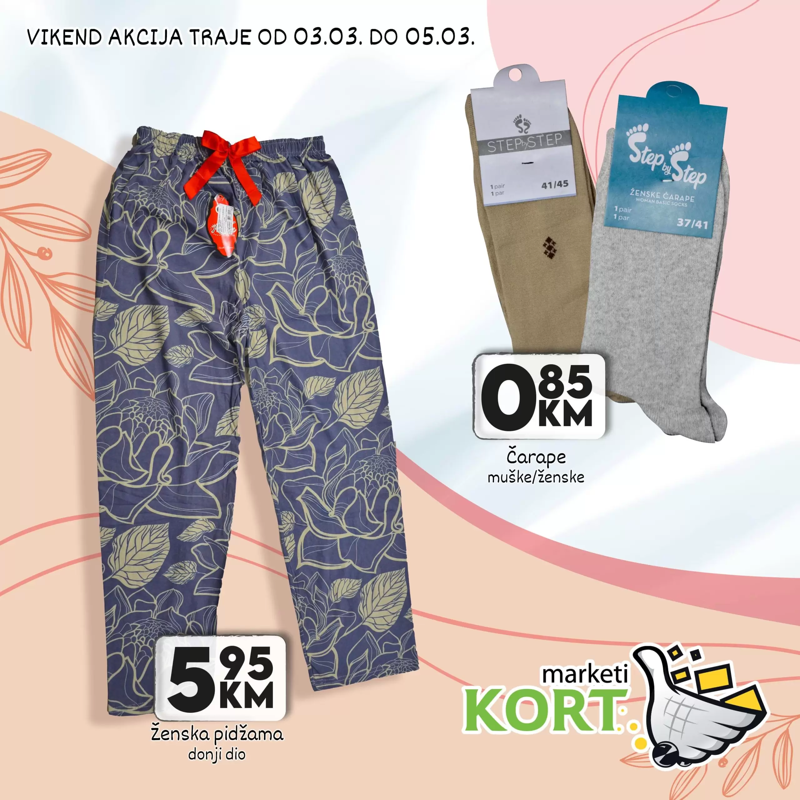 Kort vikend akcija 3-5.3.2023.