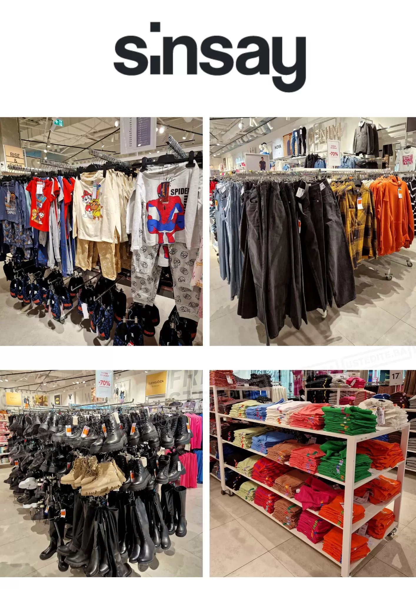 Sinsay BiH nova kolekcija i sniženje do -70%