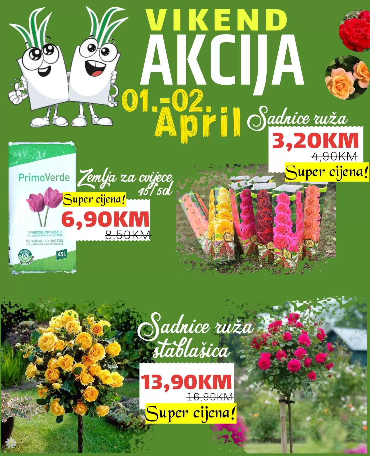 Garden Centar VIKEND AKCIJA 1-2.4.2023.