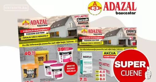 Adazal Proljetna akcija SUPER CIJENE