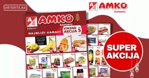 Amko vikend akcija 30.2-2.4.2023.