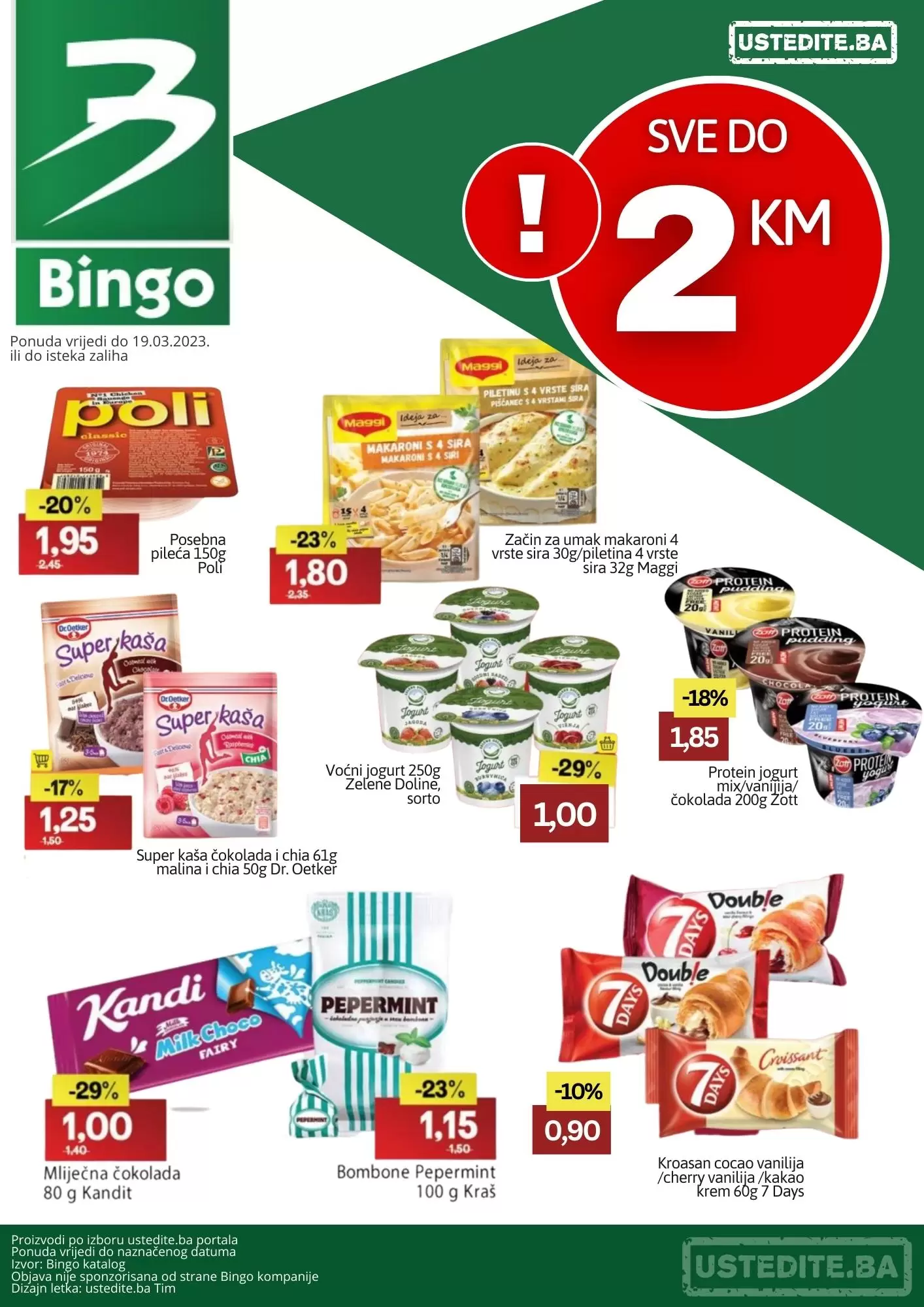 Bingo SVE DO 2 KM akcija do 19.3.2023. 