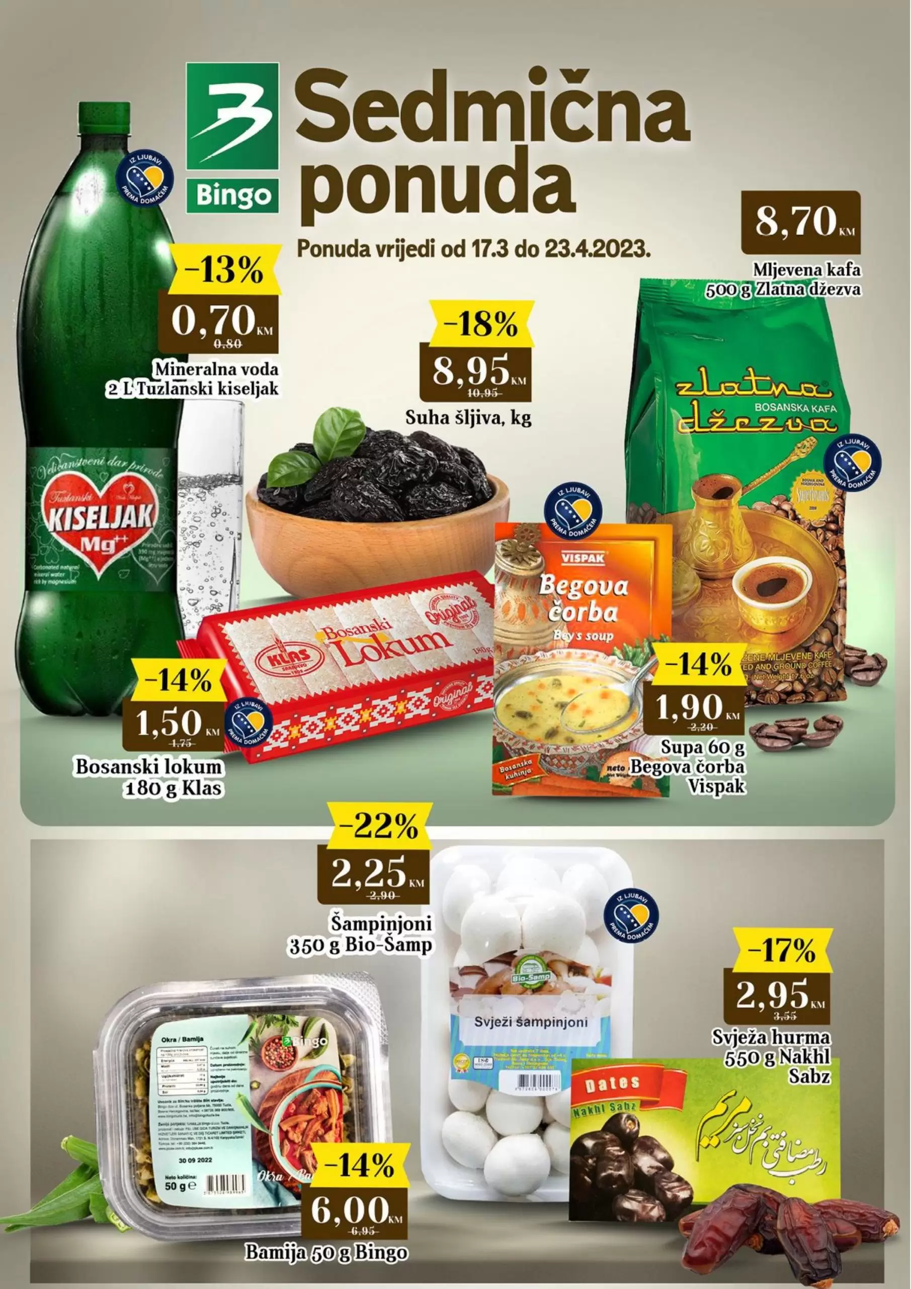 Bingo katalog SEDMIČNA PONUDA 17.3-23.4.2023.