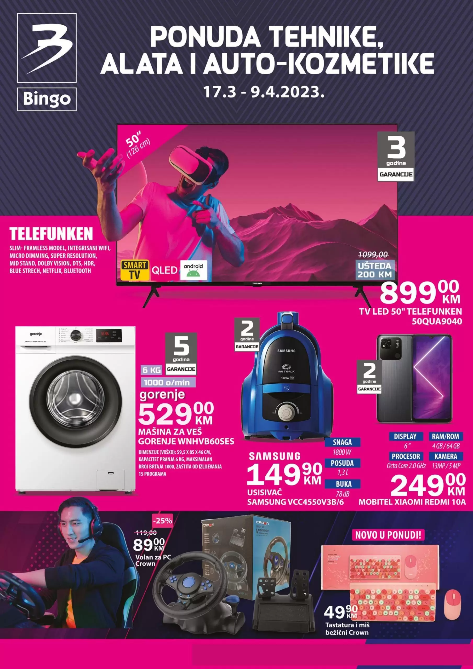 Bingo katalog TEHNIKA, ALATI i AUTO KOZMETIKA 17.3-9.4.2023.
