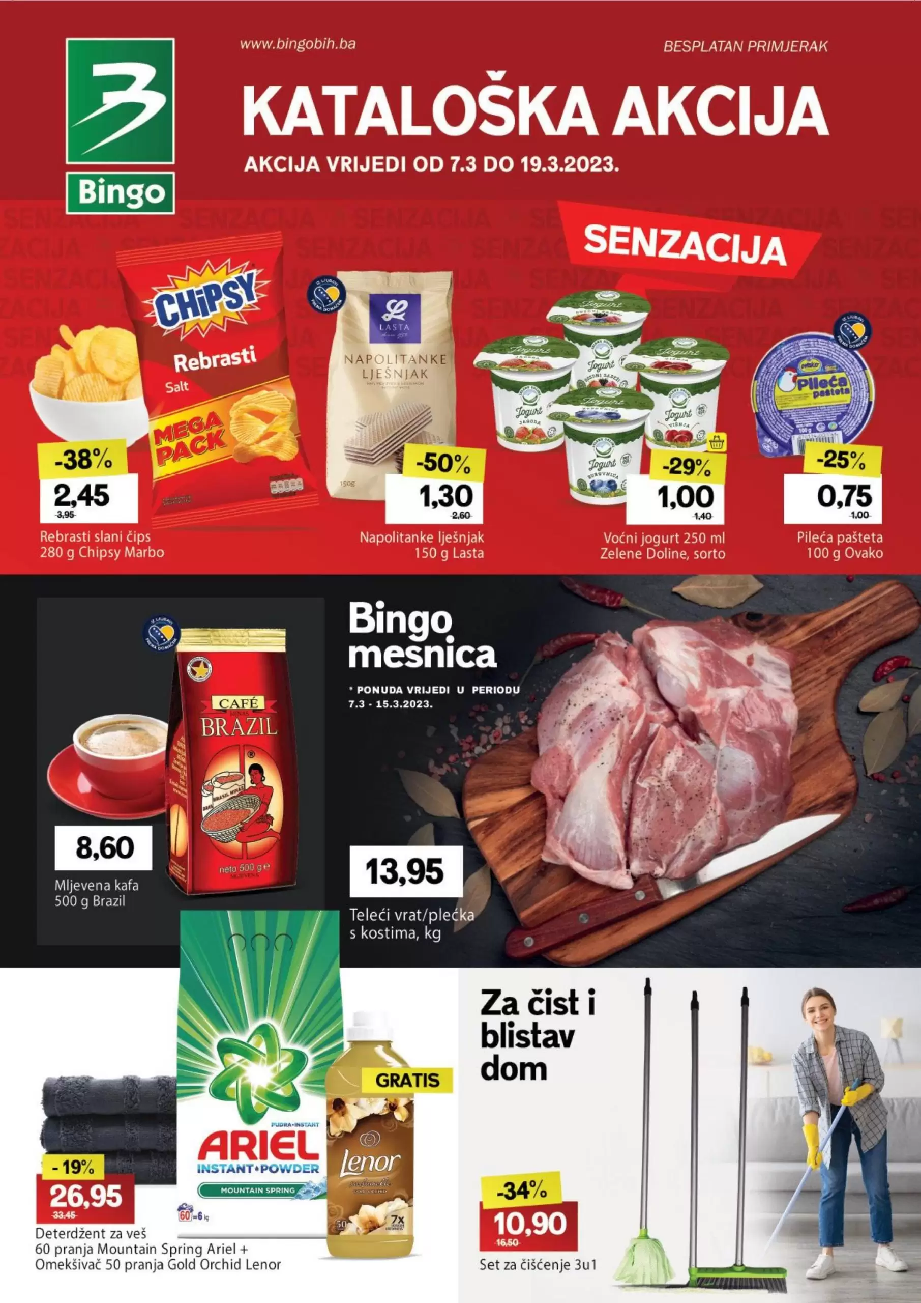 Bingo katalog SENZACIJA 7-19.3.2023.