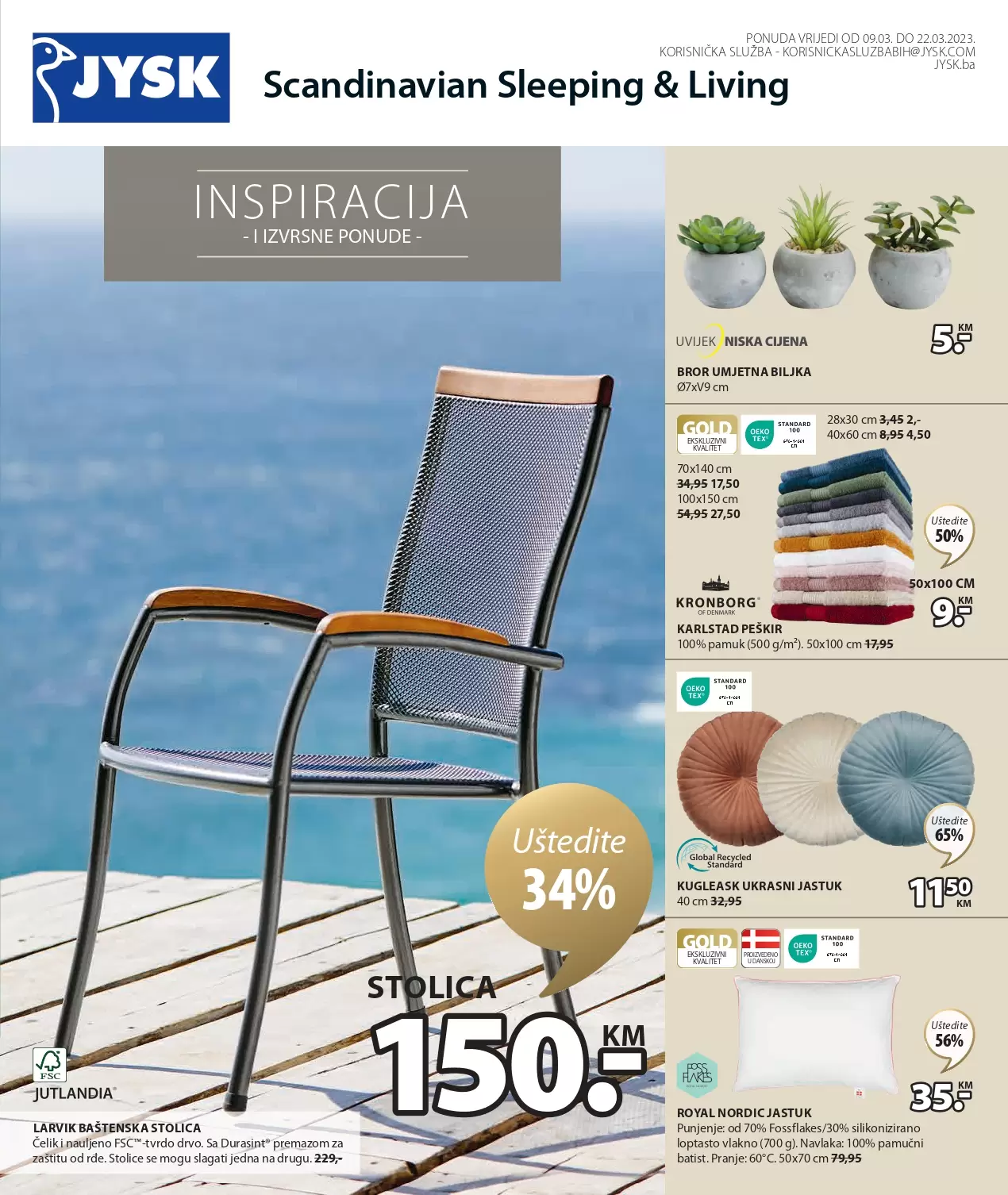 Jysk katalog 9-22.3.2023.