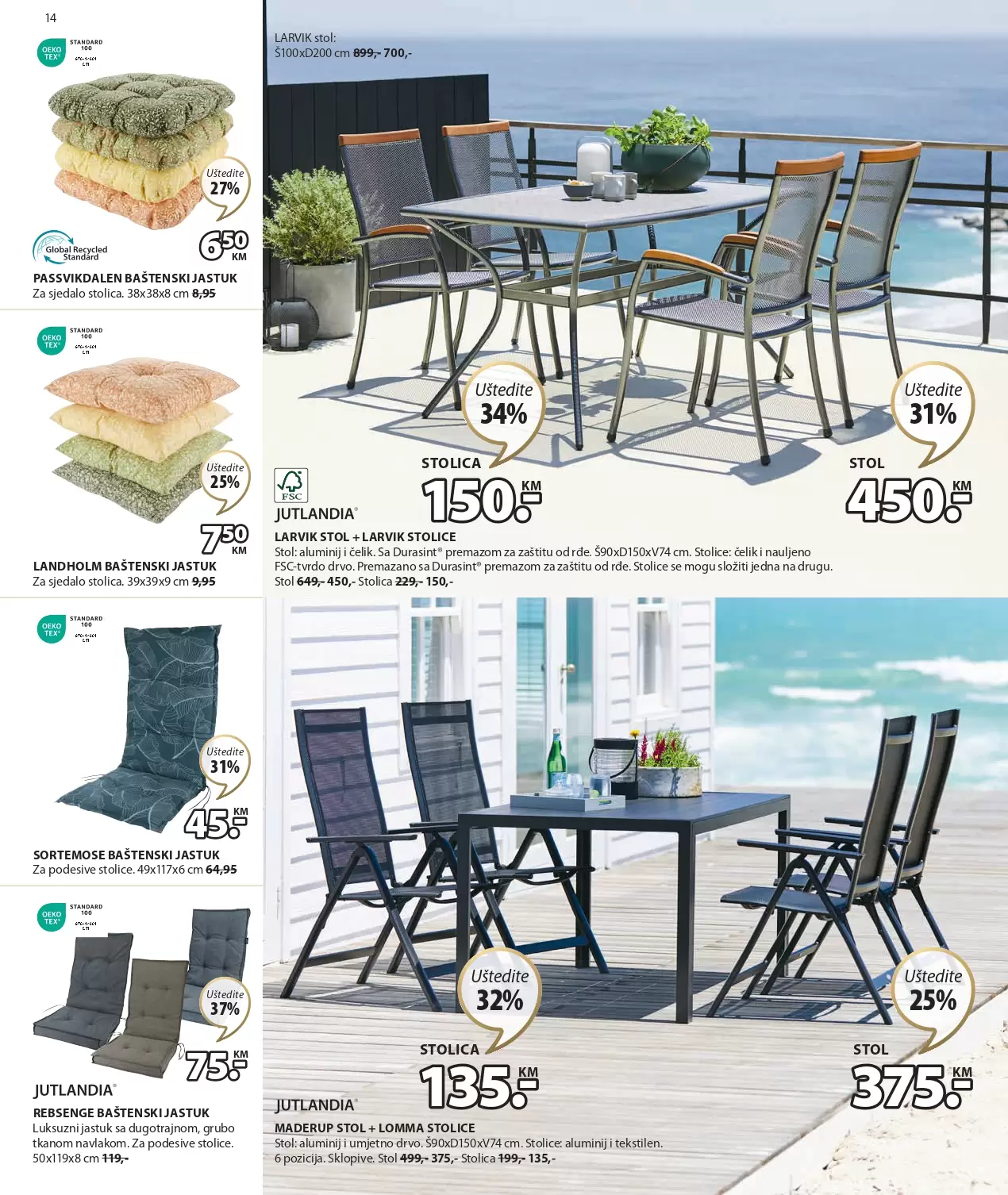 Jysk katalog 9-22.3.2023. bastenski namjestaj