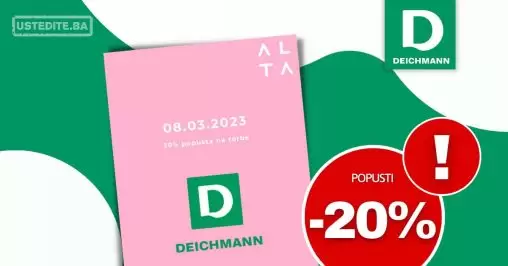 Deichmann SNIŽENJE za 8. mart