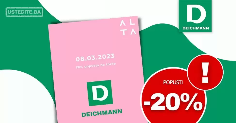 Deichmann SNIŽENJE za 8. mart