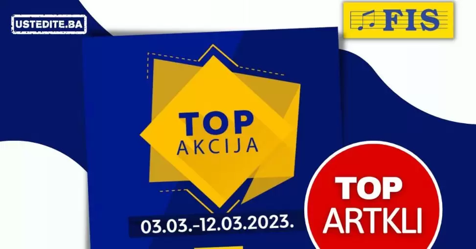 Fis TOP akcija za TOP artikle 3-12.3.2023.
