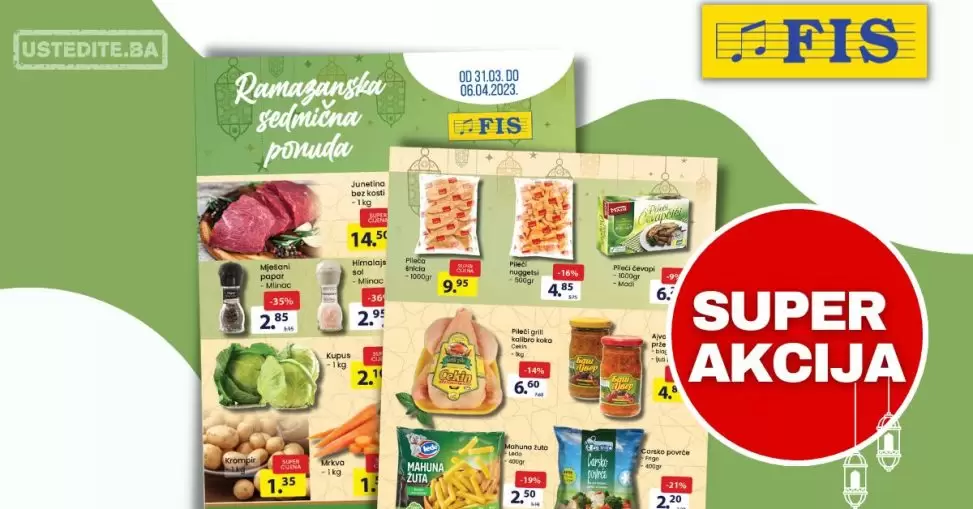 Fis RAMAZANSKA AKCIJA 31.3-6.4.2023.