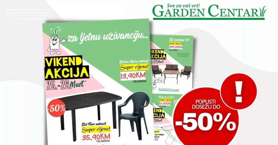 Garden centar vikend akcija 25-26.3.2023.