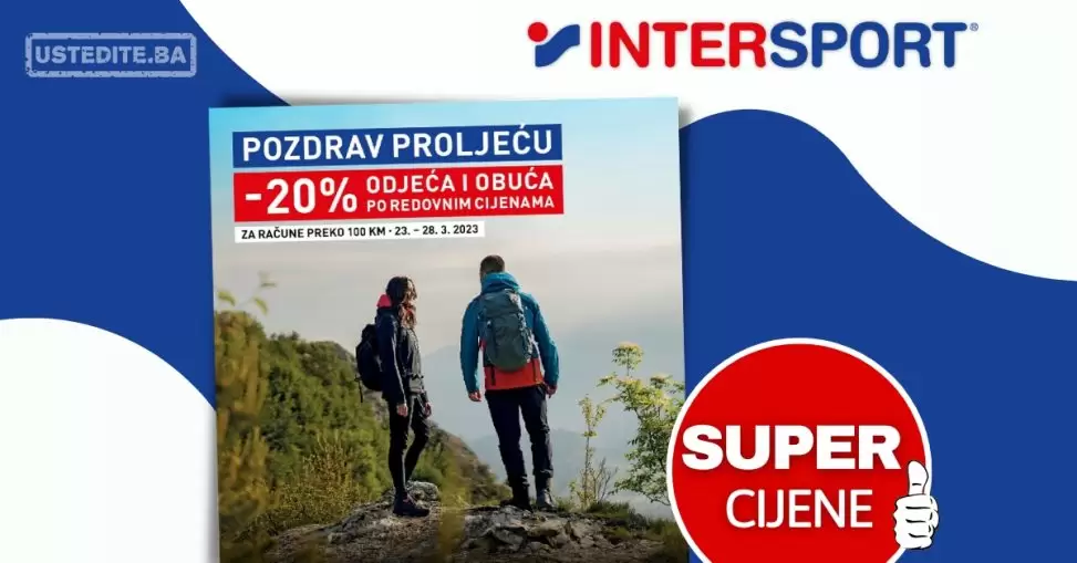 Intersport Proljetna akcija 23-28.3.2023.