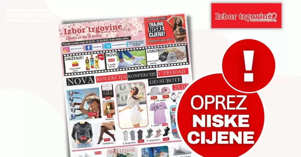 Izbor trgovine katalog 25-31.3.2023.