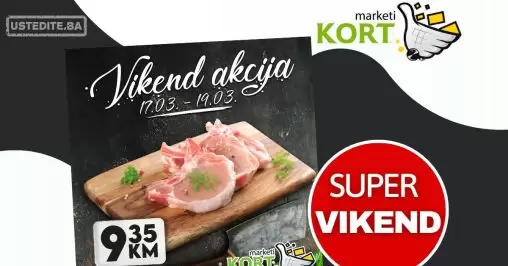 Kort vikend akcija 17-19.3.2023.