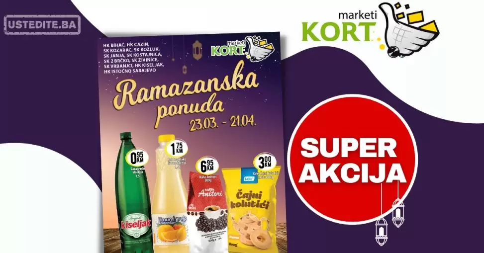 Kort RAMAZANSKA AKCIJA 23.3-21.4.2023.