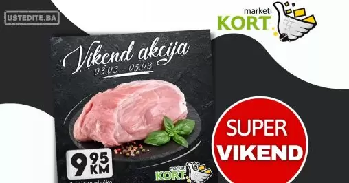 Kort vikend akcija 3-5.3.2023.