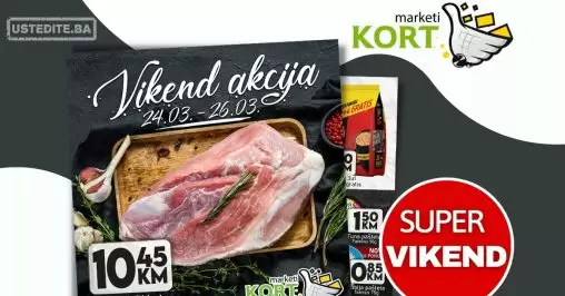 Kort vikend akcija 24-26.3.2023.