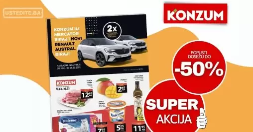 Konzum kataloška akcija 13- 26.03.2023.
