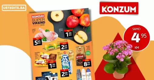 Konzum vikend akcija 2-5.3.2023.