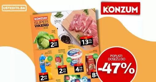 Konzum vikend akcija 16-19.3.2023.