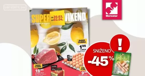 Mercator vikend akcija 30.3-2.4.2023.