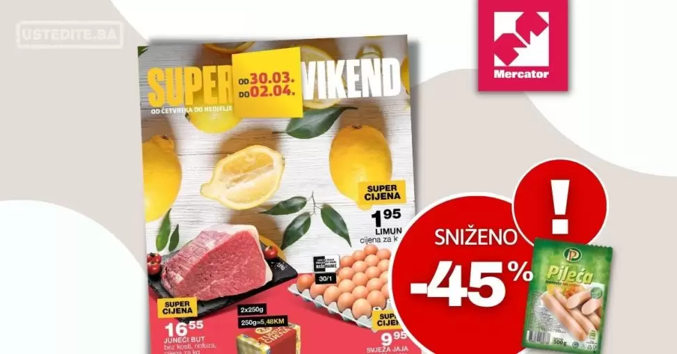 Mercator vikend akcija 30.3-2.4.2023.