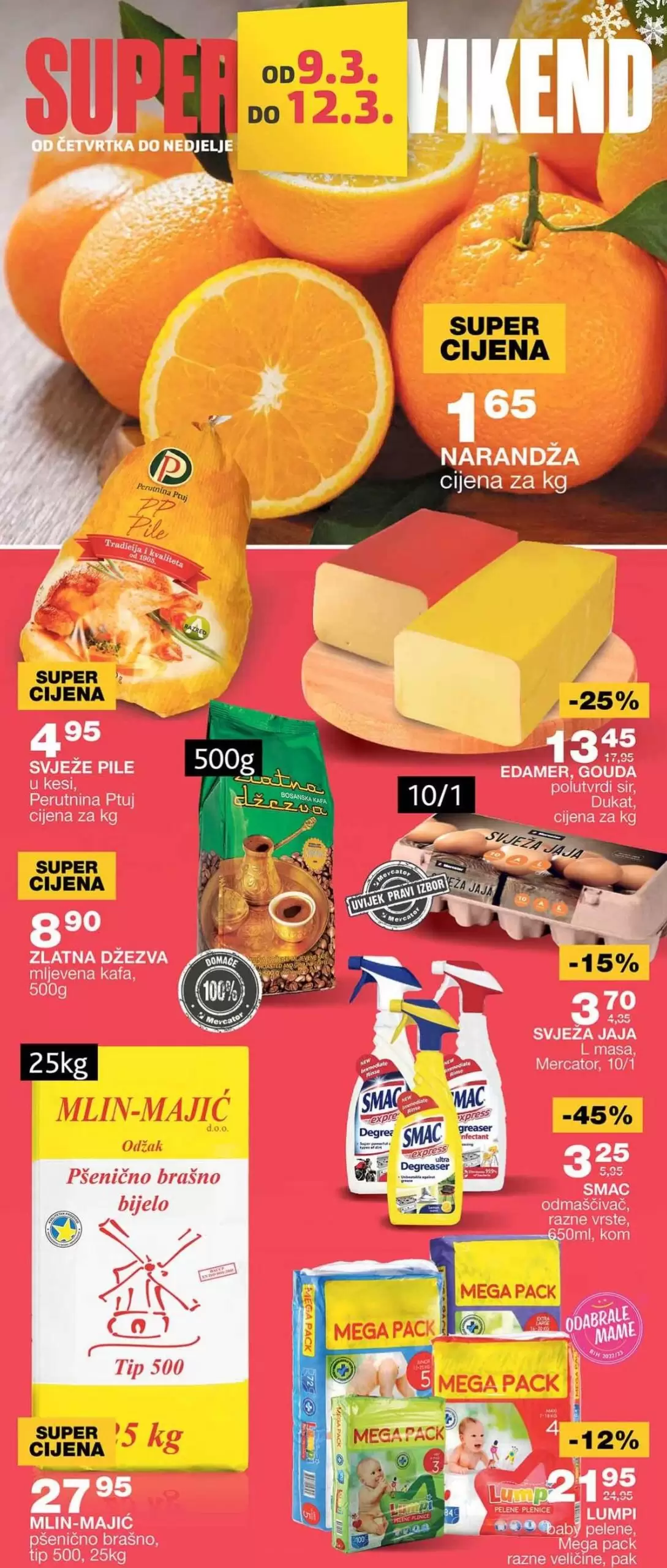 Mercator vikend akcija 9.3.2023.