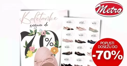 Obuća Metro SNIŽENJE i do -70%!