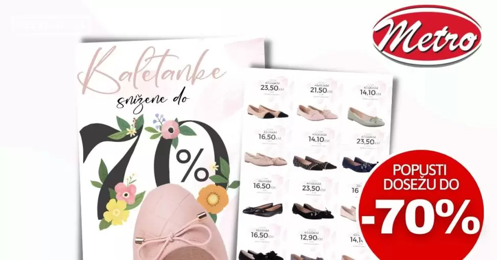 Obuća Metro SNIŽENJE i do -70%!