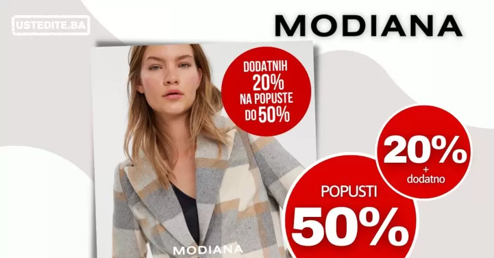 Modiana SNIŽENJE do 50% 3-12.3.2023.
