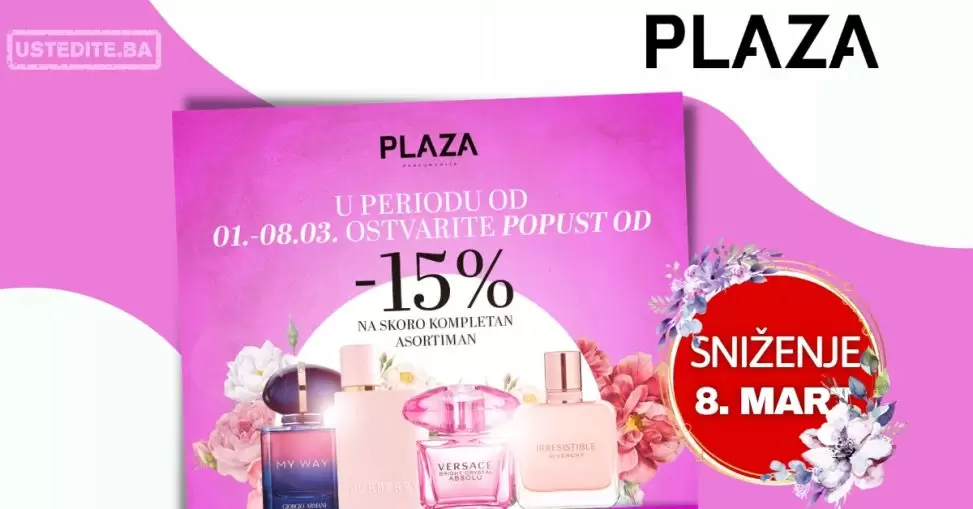 Parfumerija PLAZA ⇢Idealan poklon za 8. mart!