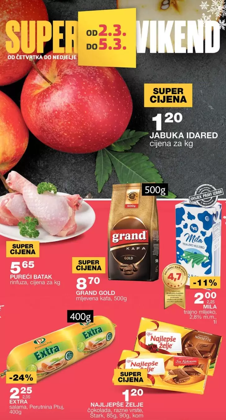 Mercator vikend akcija 2-5.3.2023. 