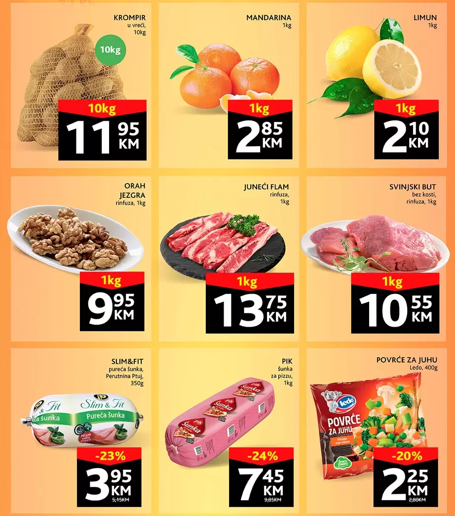 Konzum vikend akcija SNIŽENJE do 45%  - Konzum akcija 9-12.3.2023. 