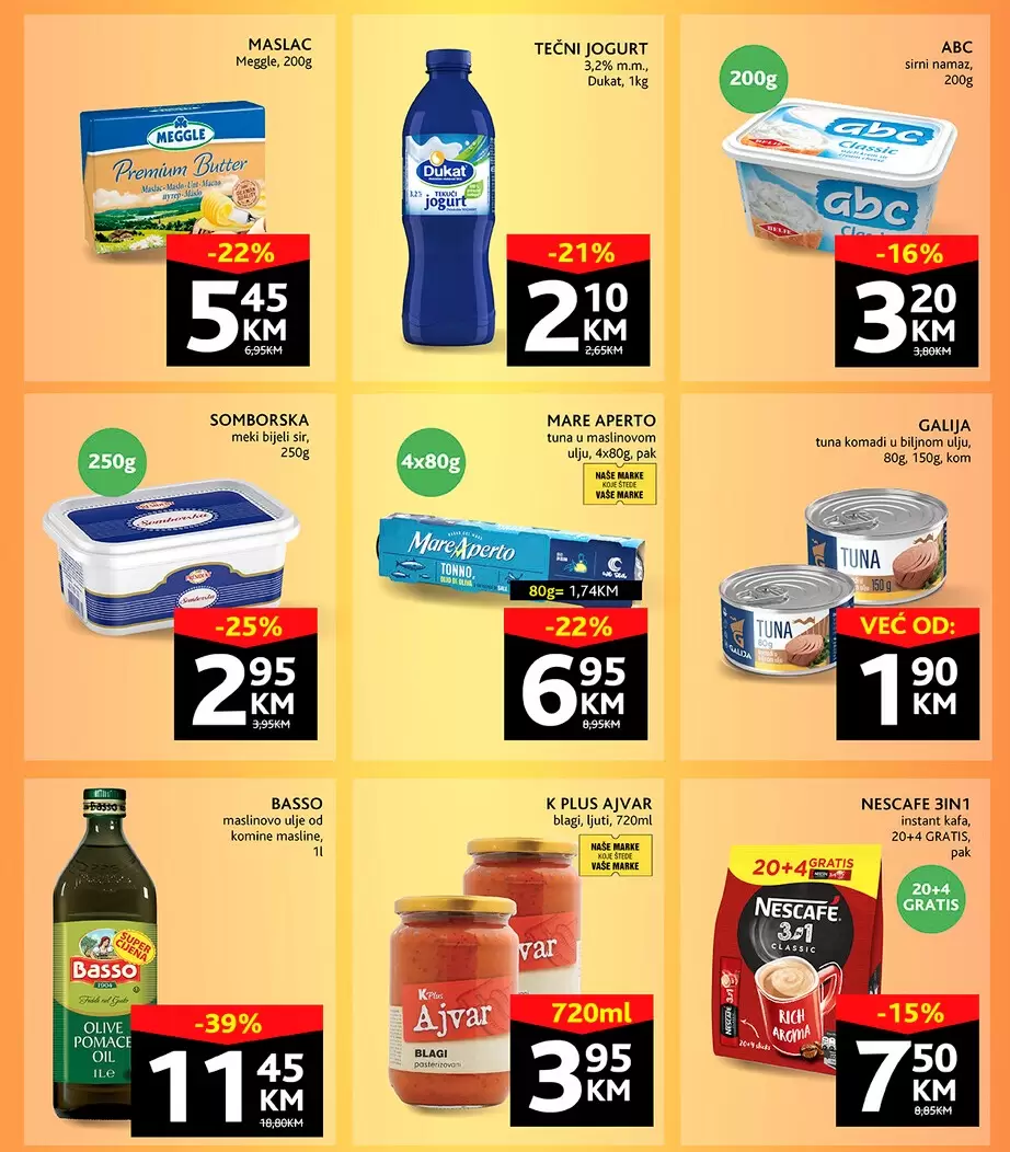 Konzum vikend akcija SNIŽENJE do 45%  - Konzum akcija 9-12.3.2023. 