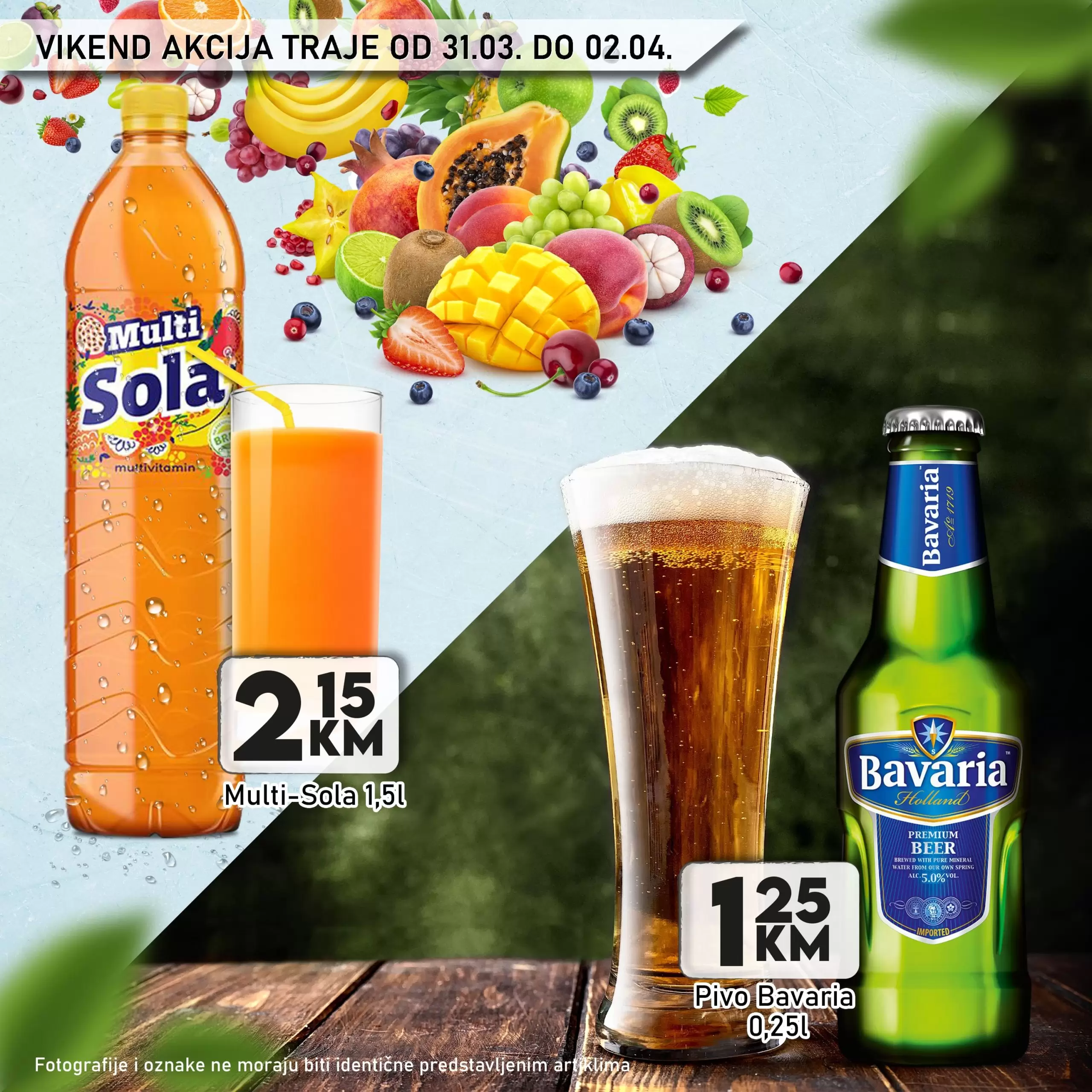 Kort vikend akcija 31.2-2.4.2023.