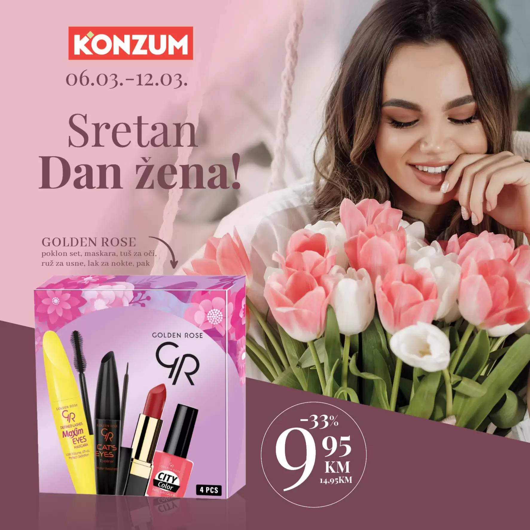 Konzum katalog Sretan DAN ŽENA 6-12.3.2023.
