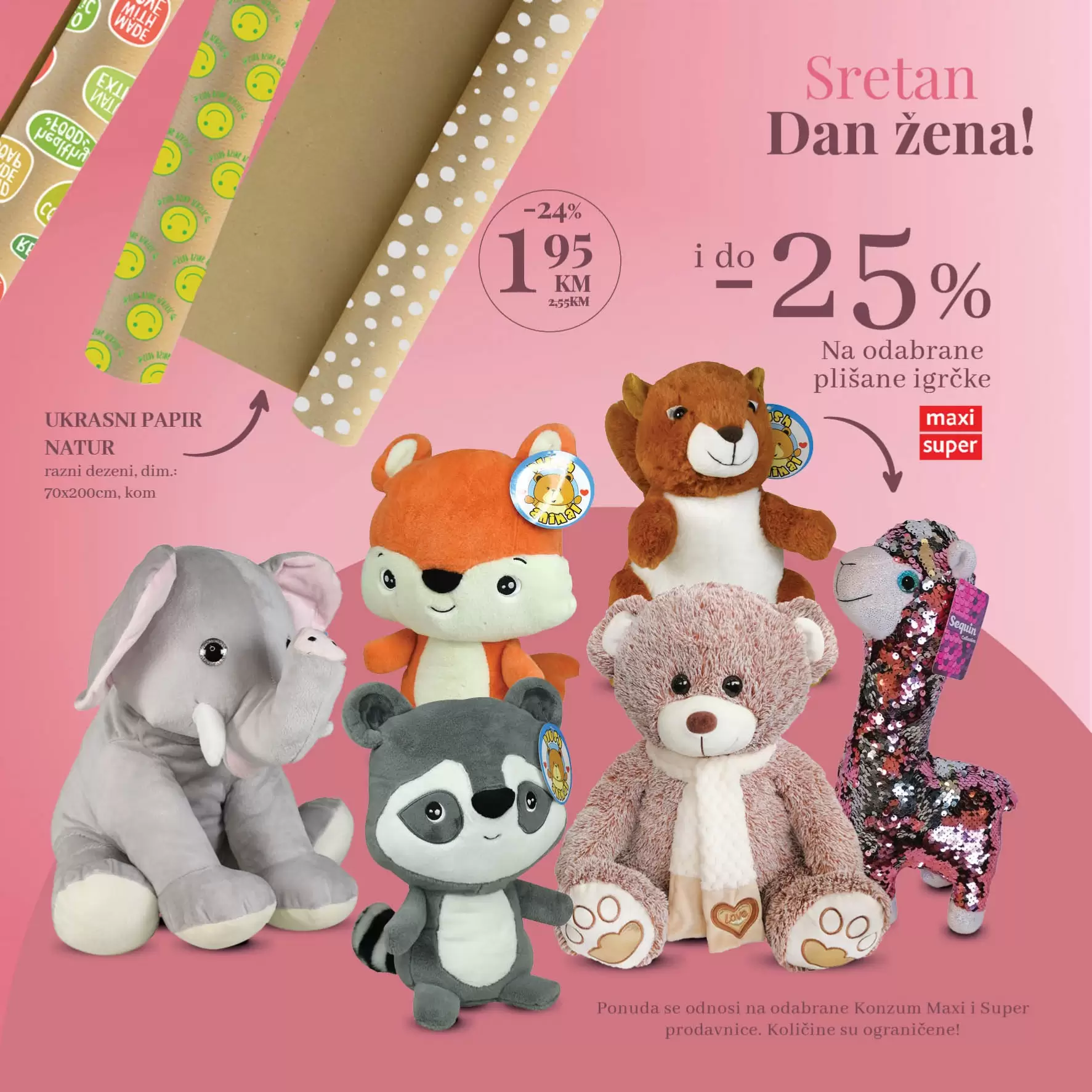 Konzum katalog Sretan DAN ŽENA 6-12.3.2023.