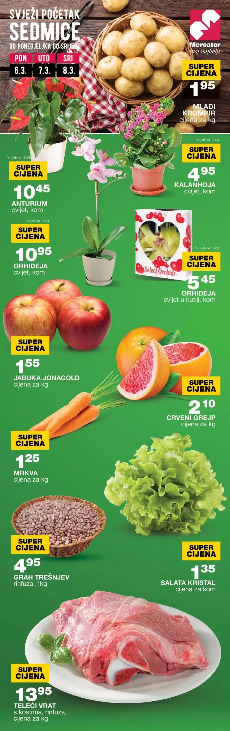 Mercato akcija Svježi početak sedmice 6-8.3.2023.