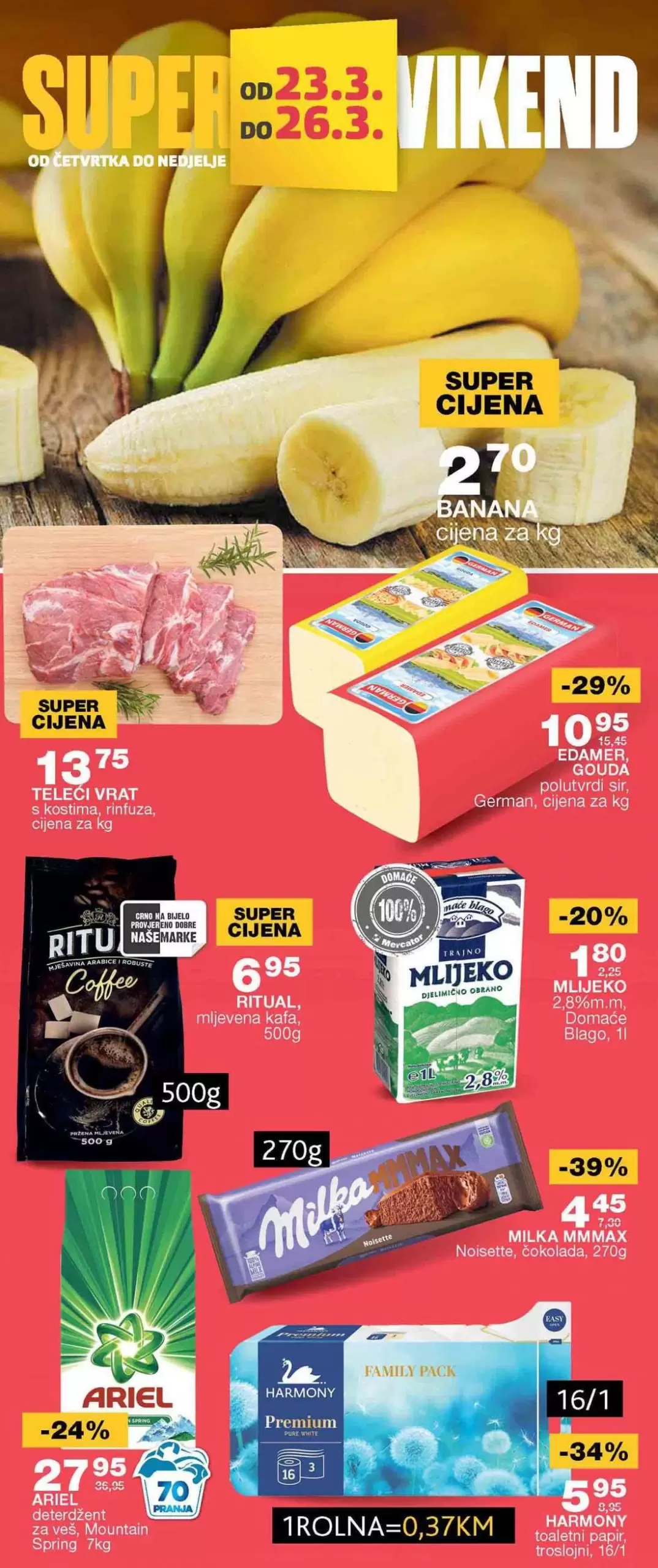 Mercator vikend akcija 23-26.3.2023.