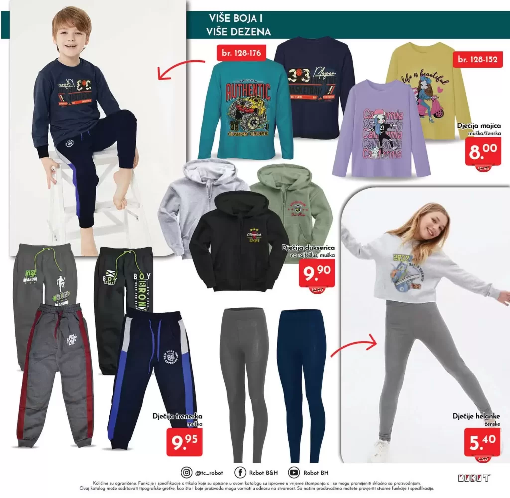 Snizenje odjece i obuce y Robotu! 