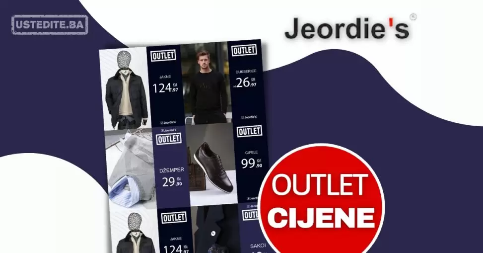 Jeordie's OUTLET cijene, mart 2023