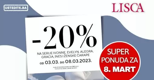 Lisca SNIŽENJE za DAN ŽENA