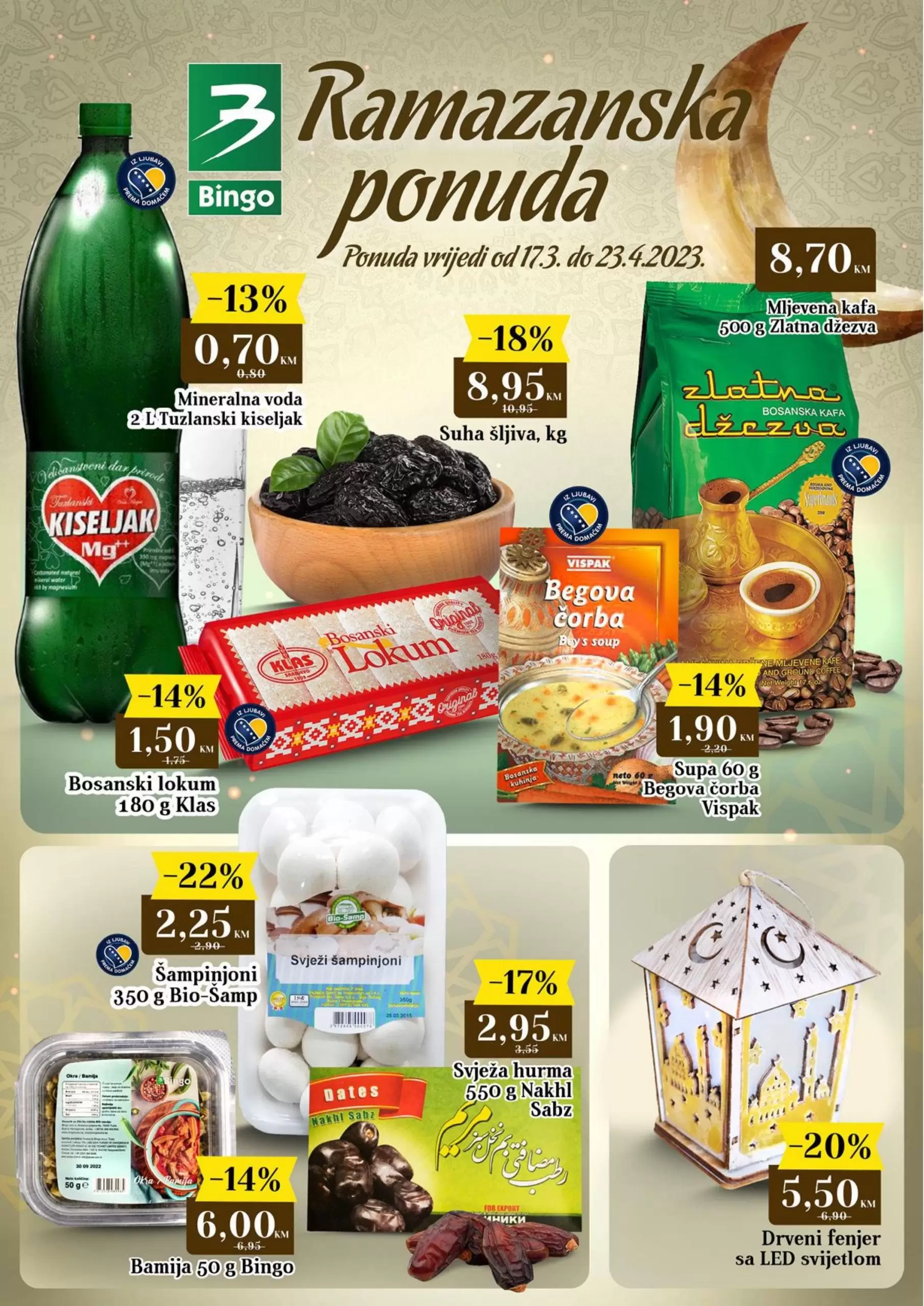 Bingo katalog RAMAZANSKA AKCIJA 17.3-23.4.2023. 