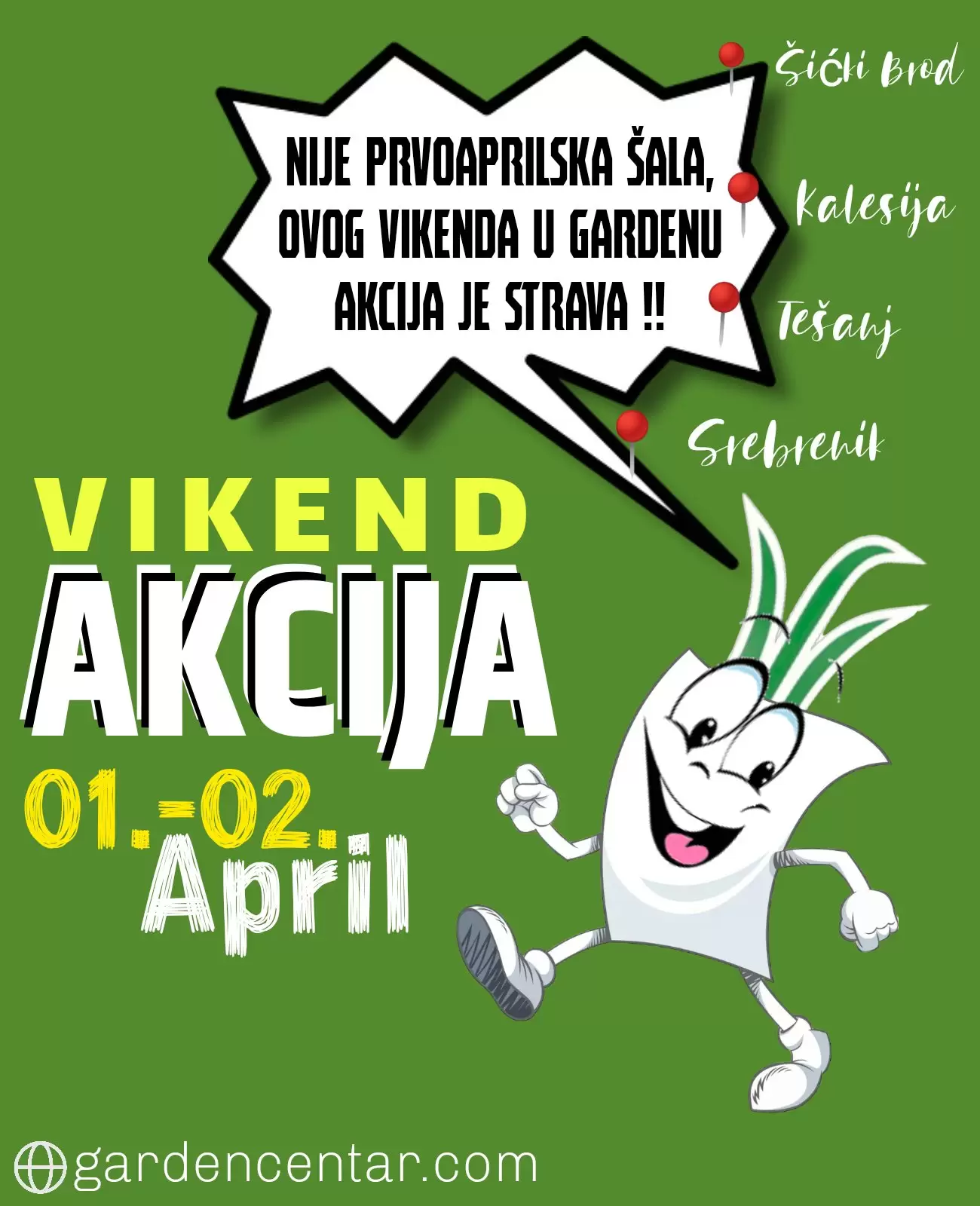 Garden Centar VIKEND AKCIJA 1-2.4.2023.