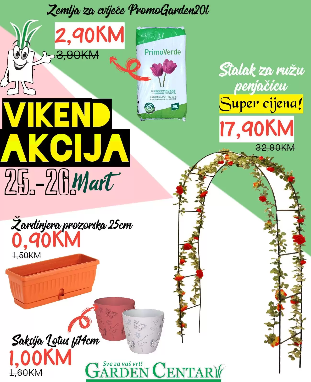 Garden centar vikend akcija 25-26.3.2023.