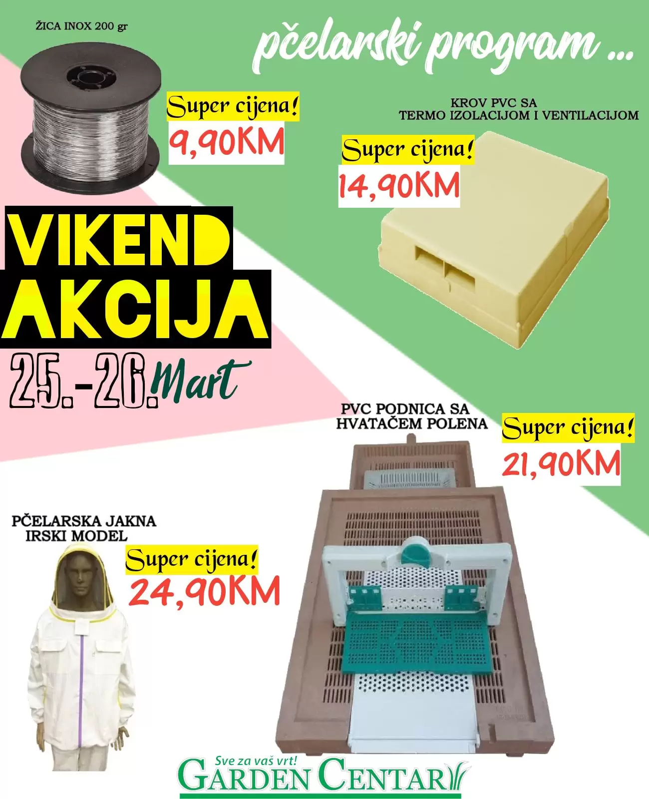 Garden centar vikend akcija 25-26.3.2023.